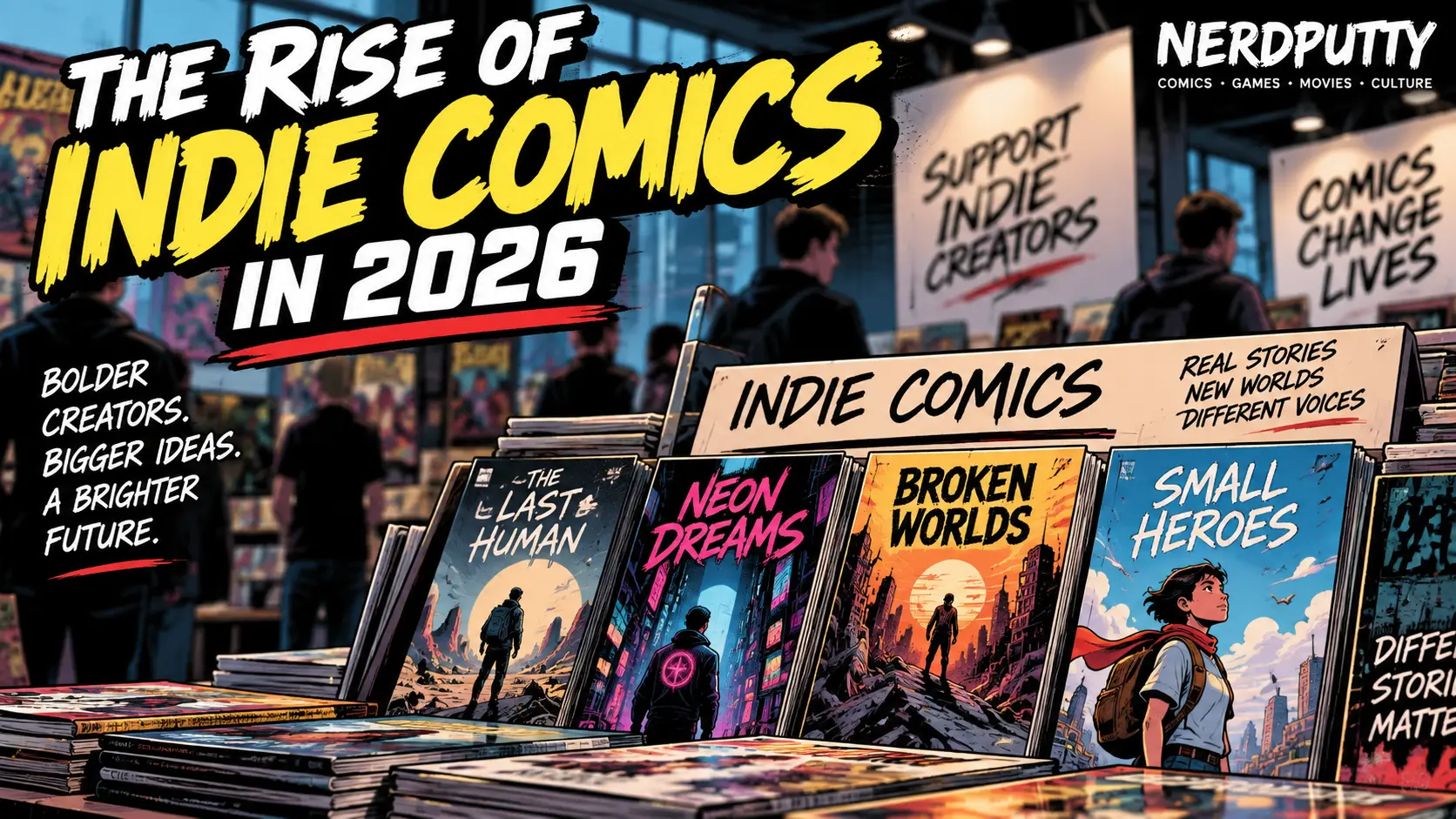 The Rise of Indie Comics in 2026 – NerdPutty comic book feature